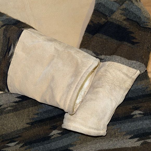 Vintage Lawless by Ardney Leather Suede Shearling Ranch Jacket Size Medium - Picture 12 of 12